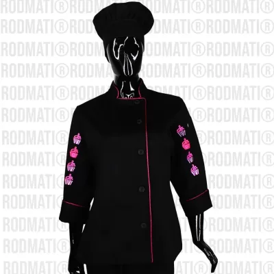 Filipina para Chef Dama Tropical´s Cup uniforme para chef marca rodmati tienda online de uniformes para chef y medico 2